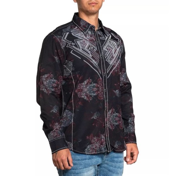 AMERICAN FIGHTER Men's Button Down Shirt INTEGRITY - Picture 4 of 6